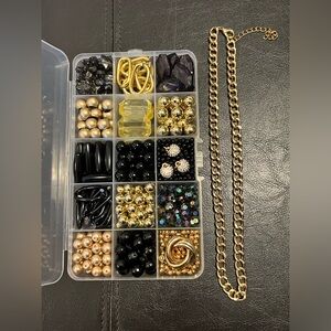 Craft Beads, BLACK GOLD - NOT OIL, Jewelry Supplies, loose bulk beads